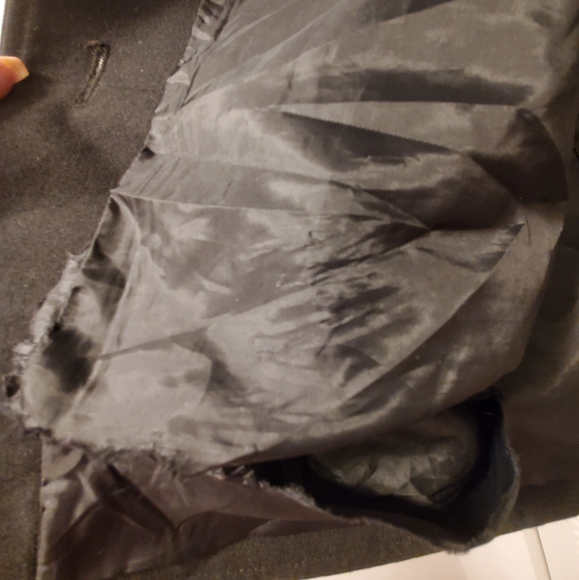 Color Blocking Red Black and Gray Blazer - Picture 3 of 5